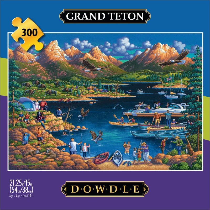 Buffalo Games Eric Dowdle Grand Teton puslespil 300 brikker bjergmotiv