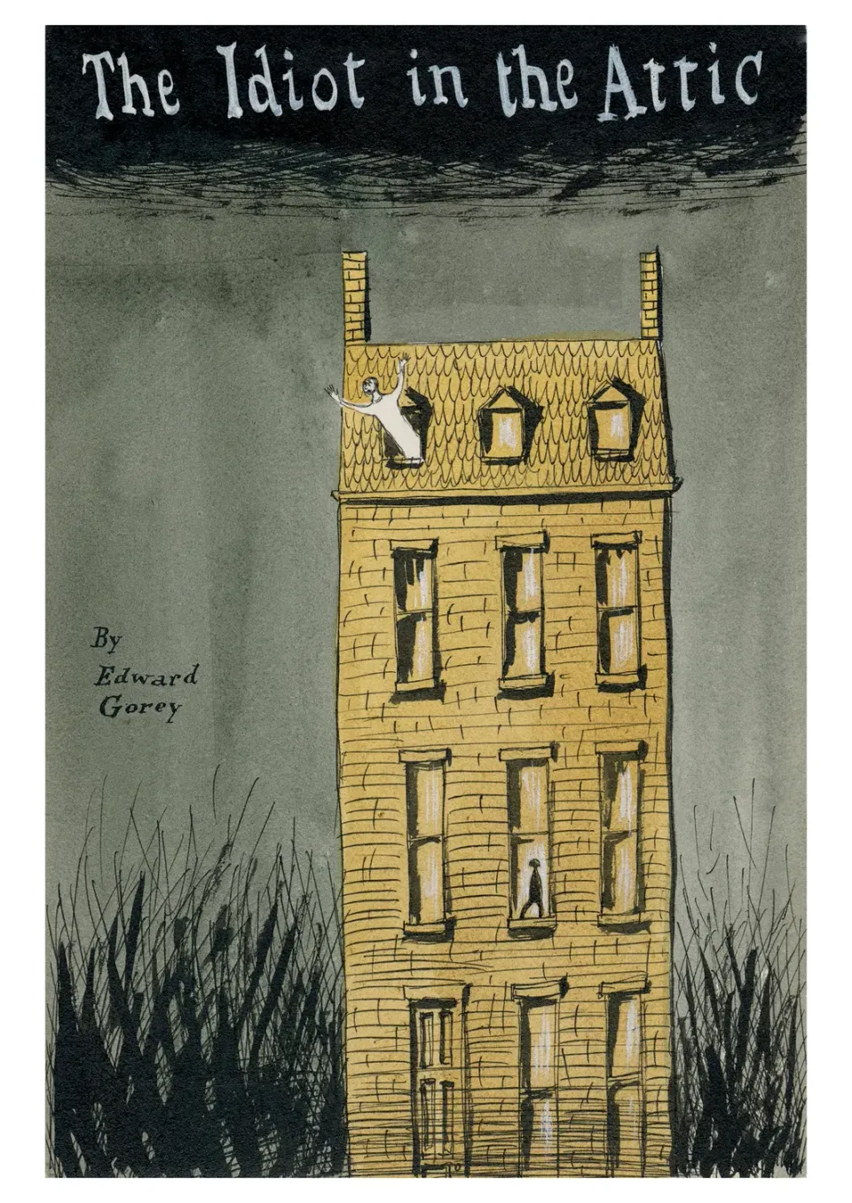 Pomegranate Edward Gorey The Idiot in the Attic postkort humor