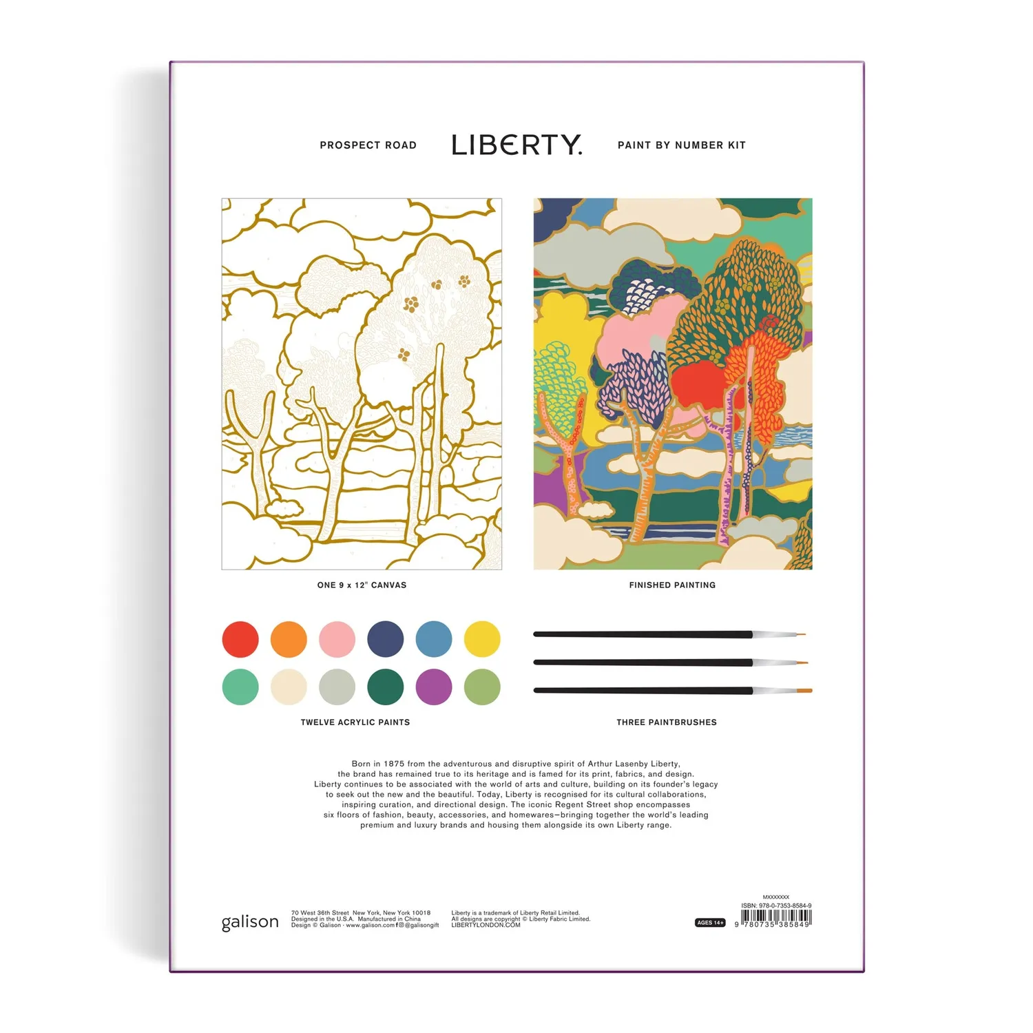 Good Puzzle Co. Liberty Prospect Road mal efter tal sæt