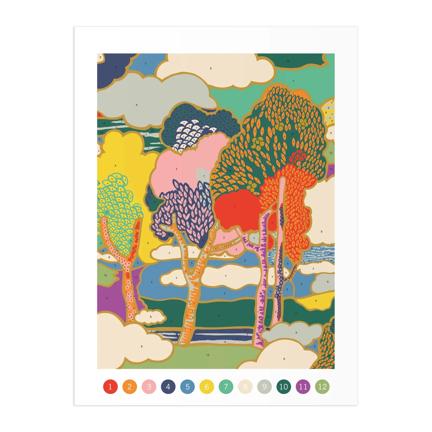 Good Puzzle Co. Liberty Prospect Road mal efter tal sæt
