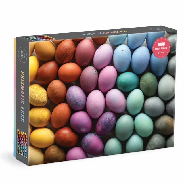 Galison Prismatic Eggs puslespil 1000 brikker påskeæg