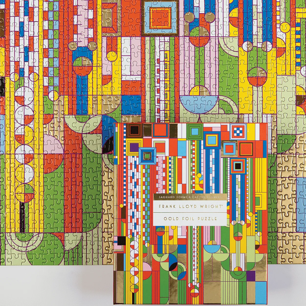 Good Puzzle Co. Frank Lloyd Wright Saguaro puslespil 1000 brikker folie