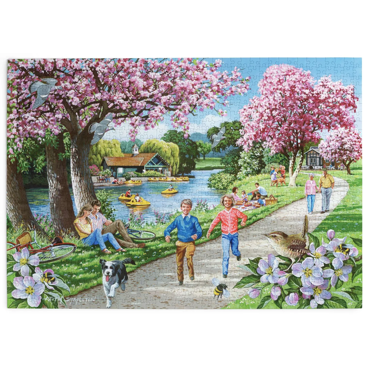 House of Puzzles Apple Blossom Time puslespil 1000 brikker have