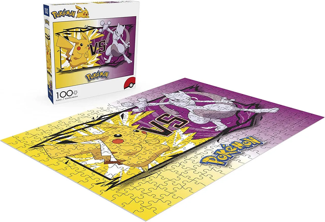 Buffalo Games Pokemon Versus puslespil 100 – Pikachu Mewtwo