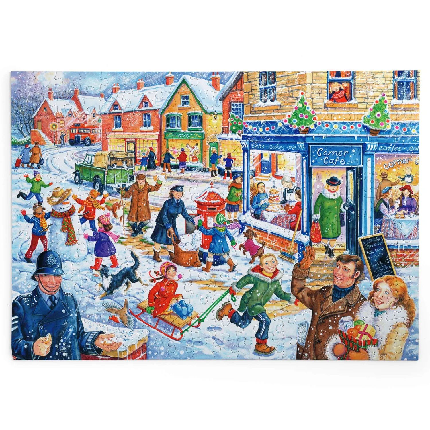 House of Puzzles BIG Out in the Snow puslespil 250 store brikker