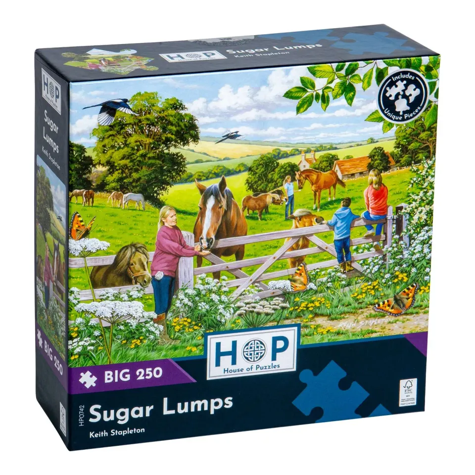 House of Puzzles Sugar Lumps BIG 250 puslespil bondegård
