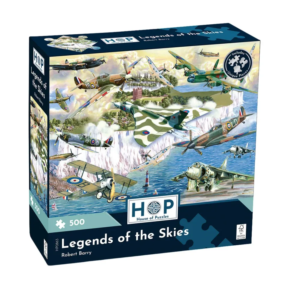 House of Puzzle Legends of the Skies puslespil 500 fly