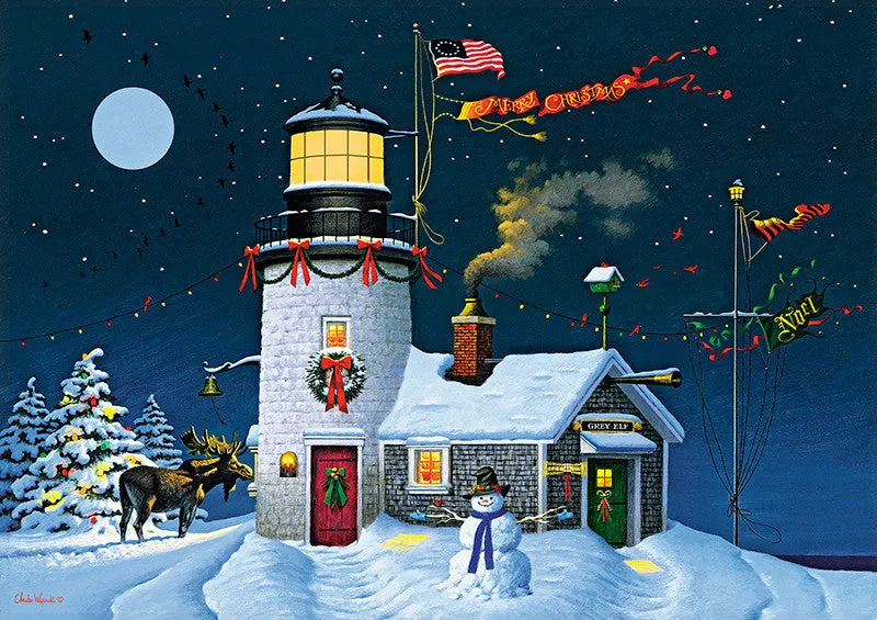 Buffalo Games Charles Wysocki Take Out Window puslespil 300 brikker jul