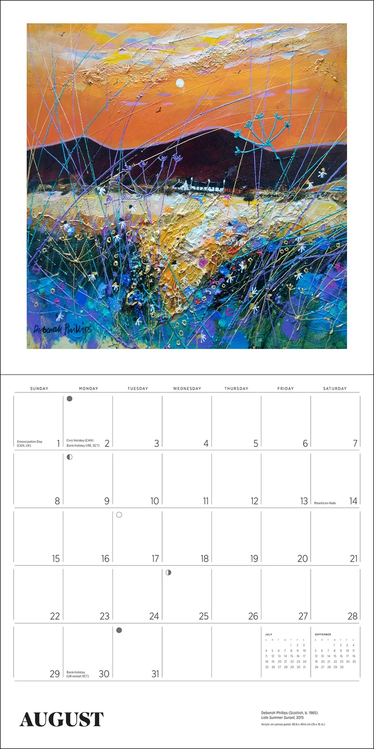 Pomegranate Deborah Phillips Scotland 2027 vægkalender