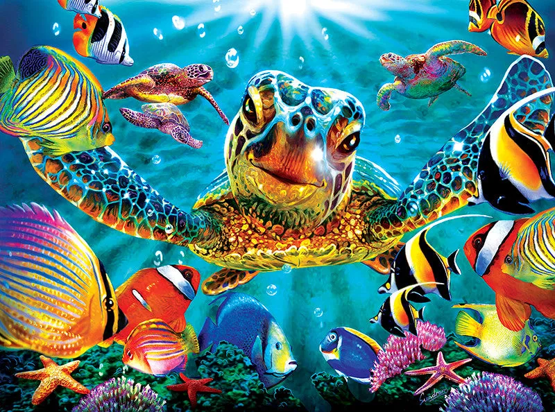 Buffalo Games Marine Color Tiny Bubbles puslespil 1000 hav