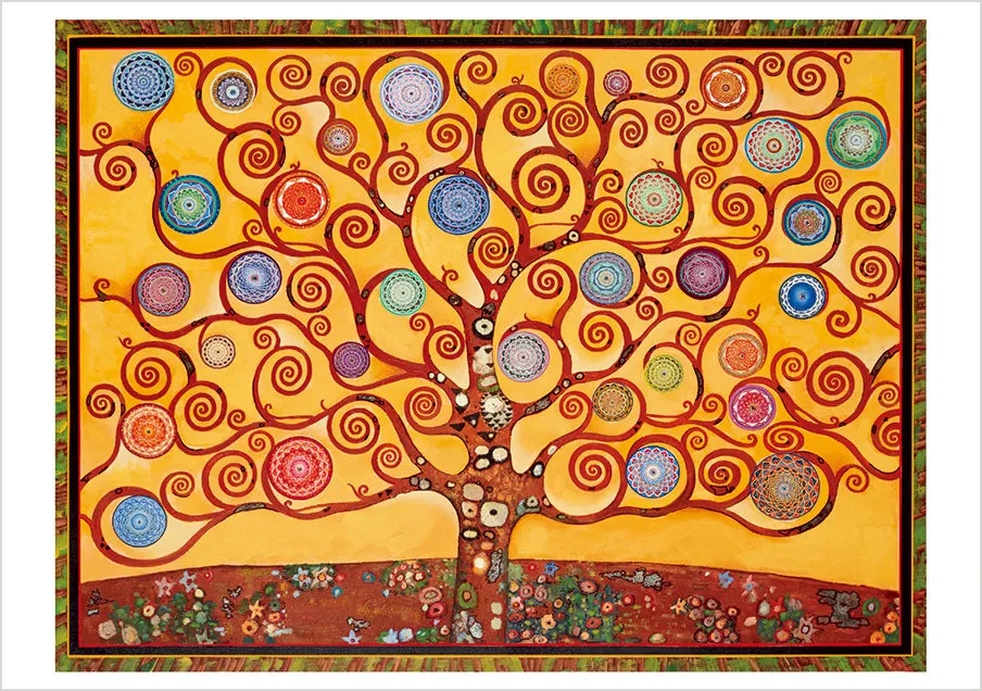Pomegranate Paul Heussenstamm Mandala Trees kortæske mandala