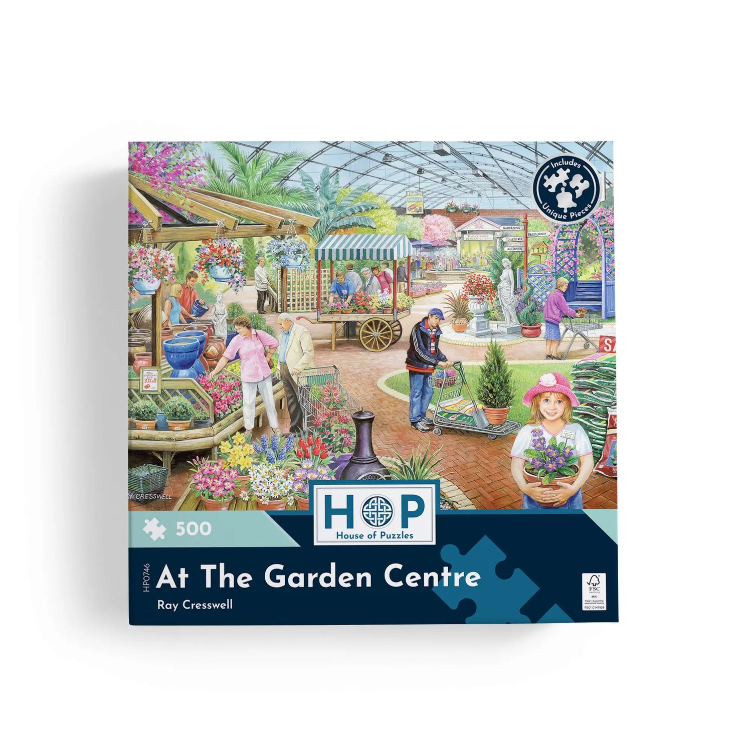 House of Puzzle At The Garden Centre puslespil 500 brikker have