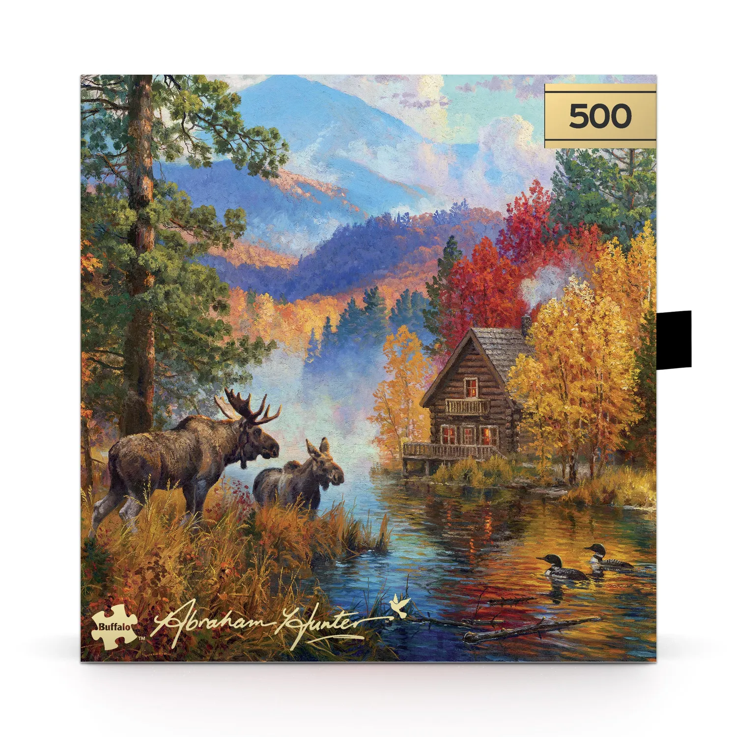 Buffalo Games Gold Adirondack Lake puslespil 500 brikker efterår