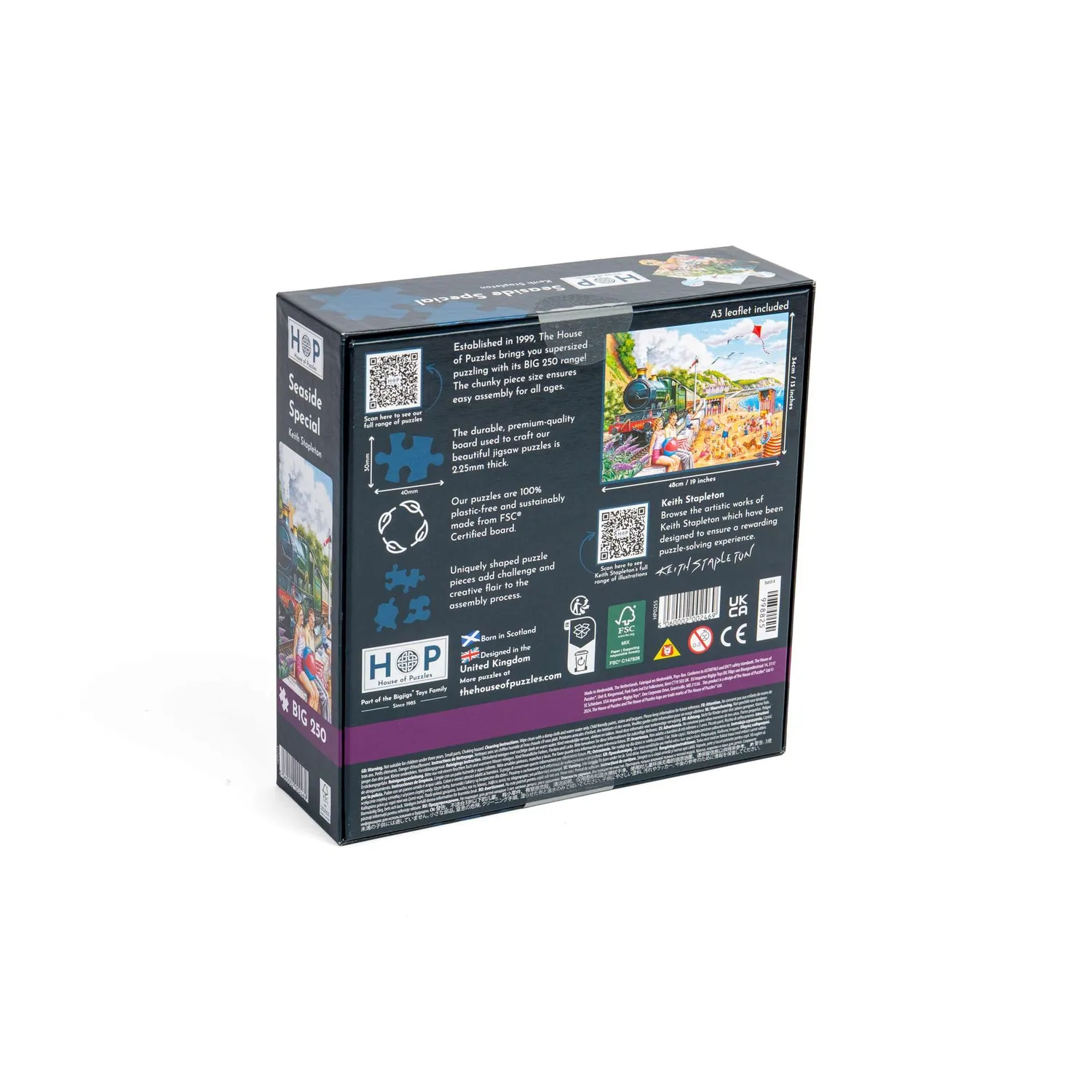 House of Puzzle BIG Seaside Special puslespil 250 brikker strand