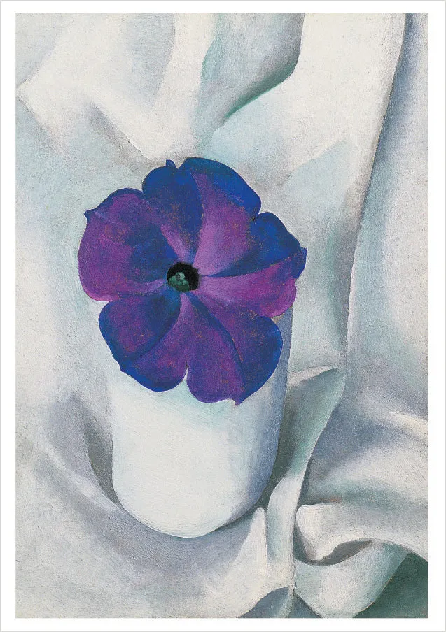 Pomegranate O'Keeffe Petunias brevkortmappe blomster