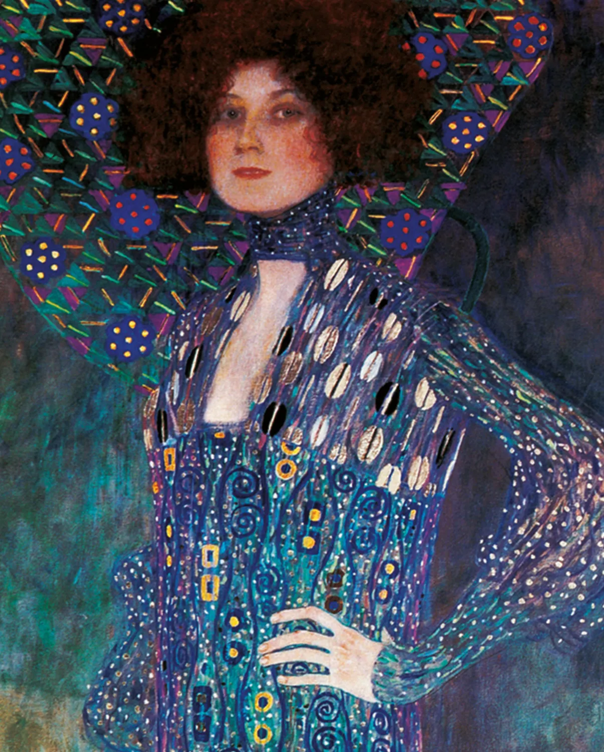 Pomegranate Gustav Klimt Emilie Flöge bogmærke enkelt