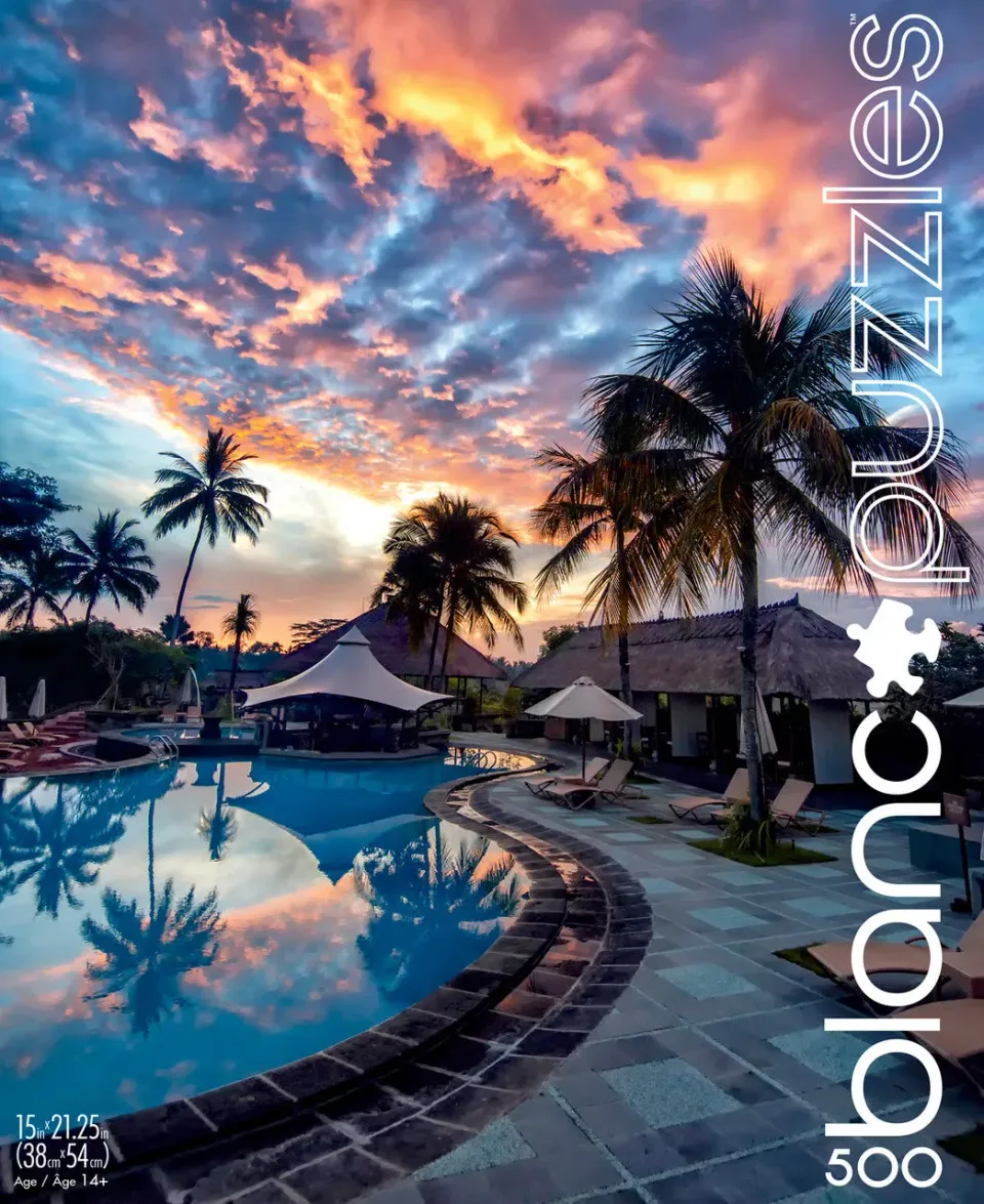 Buffalo Games Blanc Bali Sunset puslespil 500 brikker