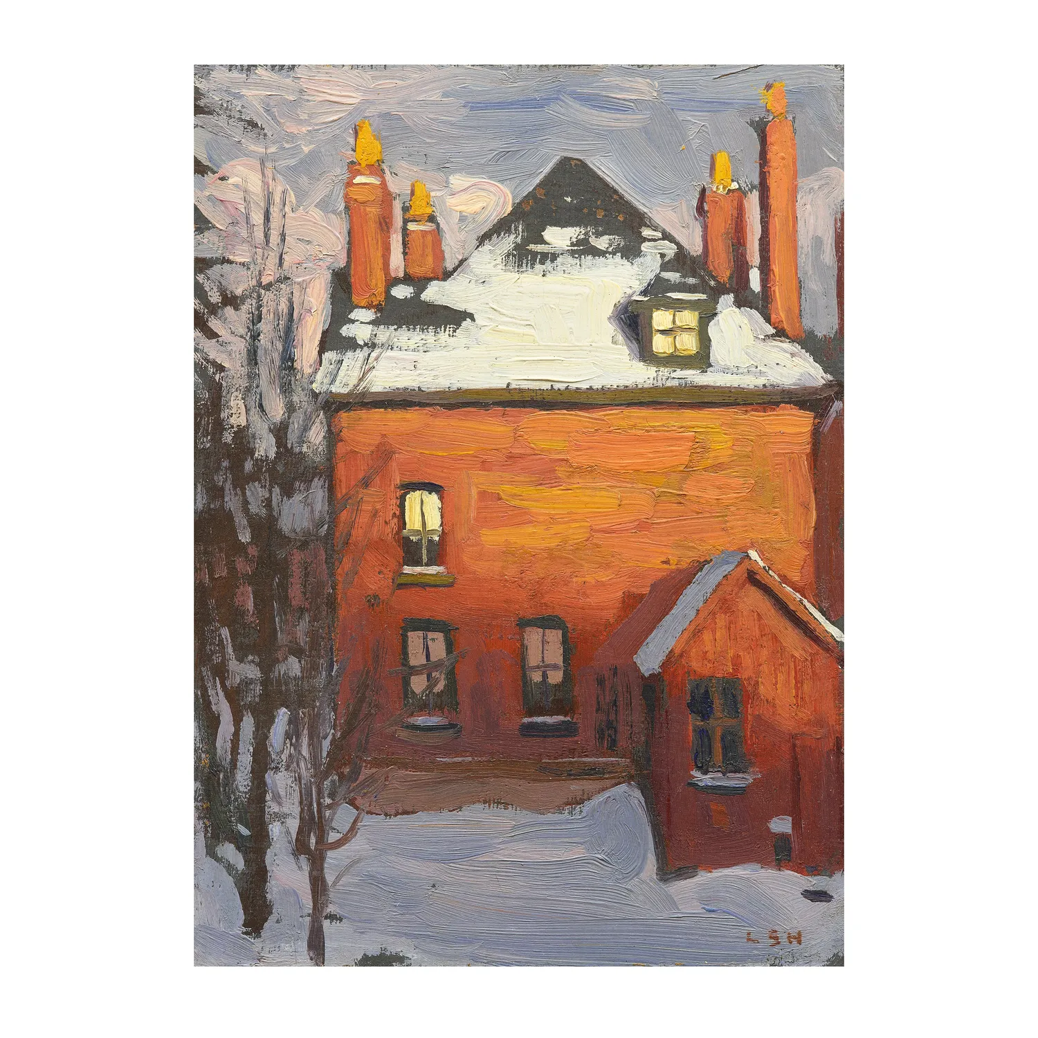 Pomegranate Lawren S. Harris vægkalender 2027 landskab