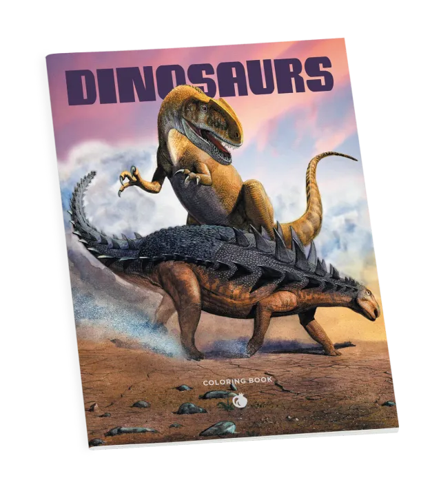 Pomegranate Dinosaurs malebog med dinosaurer