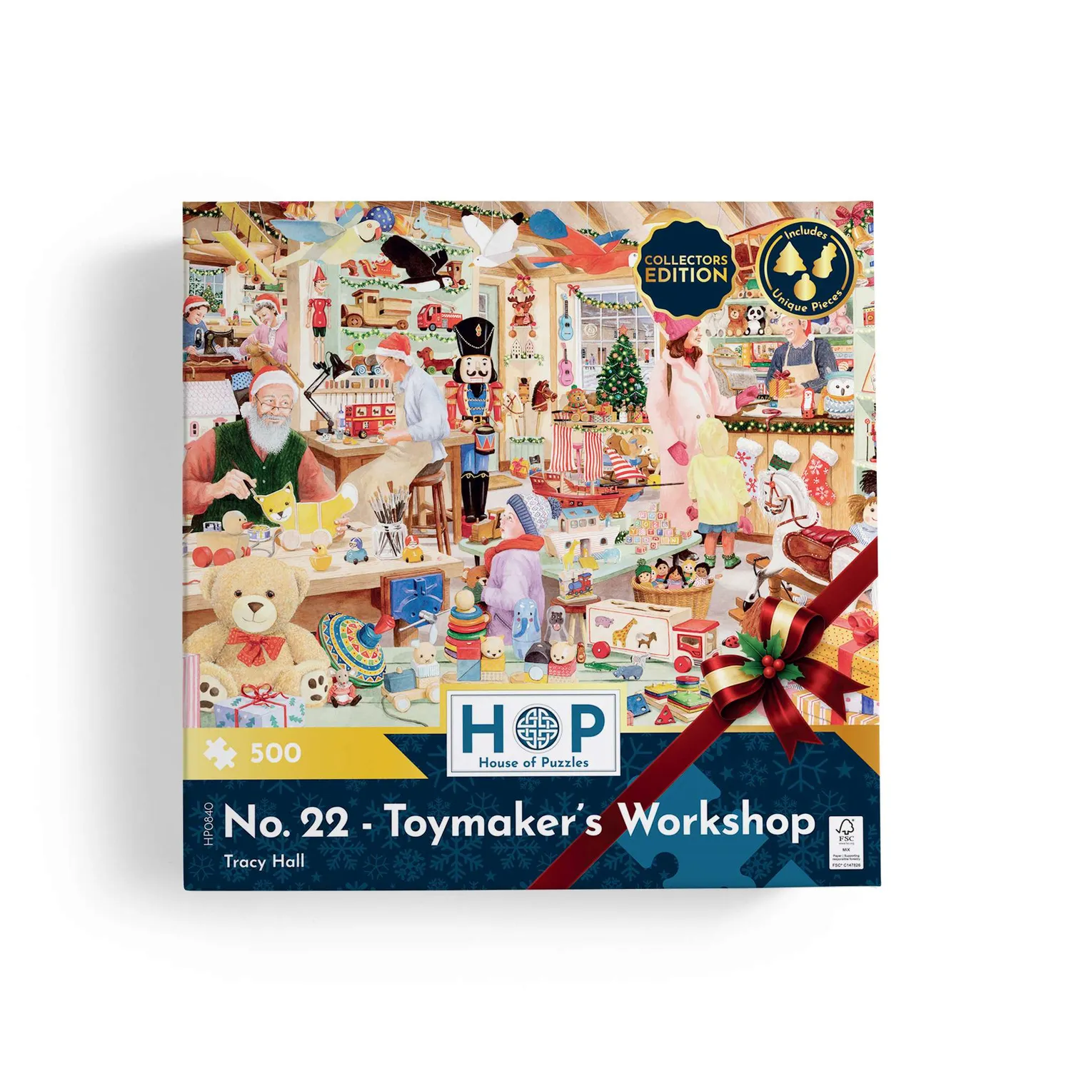 House of Puzzles No.22 Toymaker's Workshop puslespil 500 brikker jul