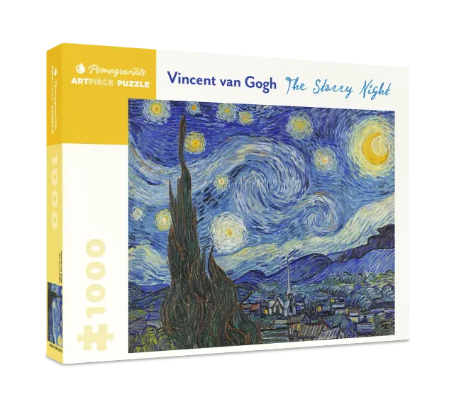 Pomegranate Van Gogh Starry Night puslespil 1000 brikker nat