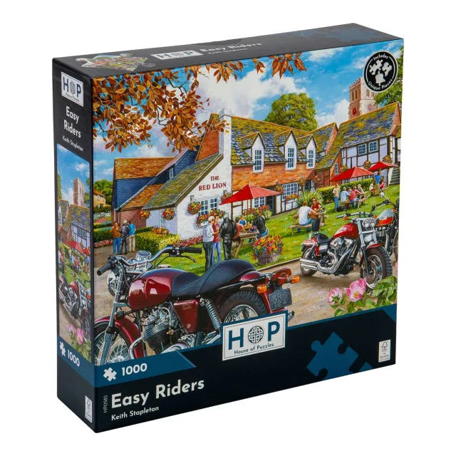 House of Puzzle Easy Riders puslespil 1000 brikker pub