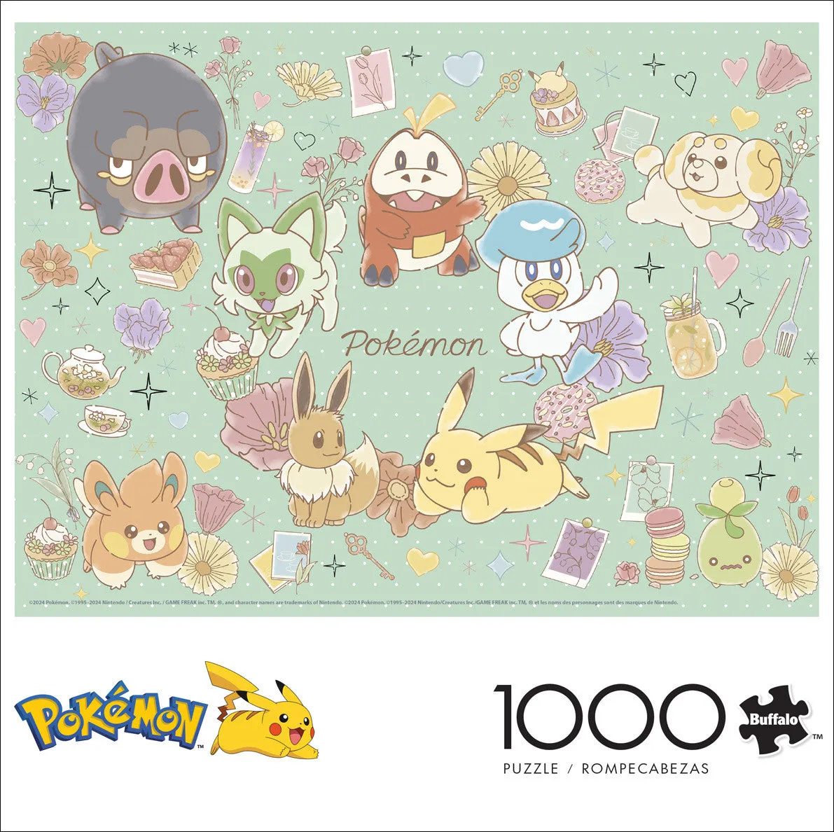 Buffalo Games Pokémon Flower Cafe puslespil 1000 brikker