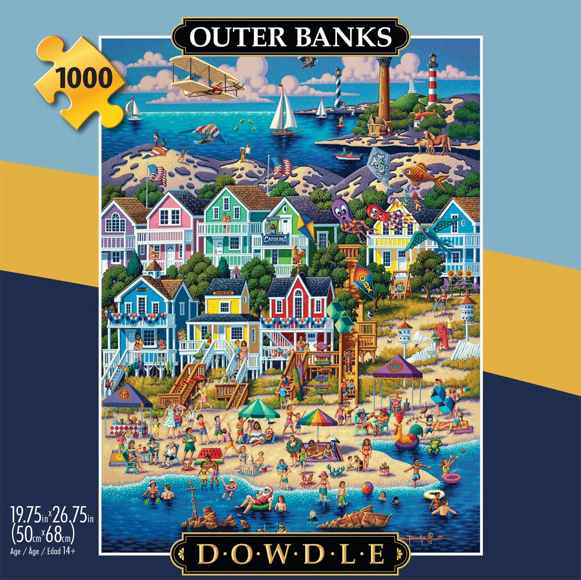 Buffalo Games Eric Dowdle Outer Banks puslespil 1000 brikker strand