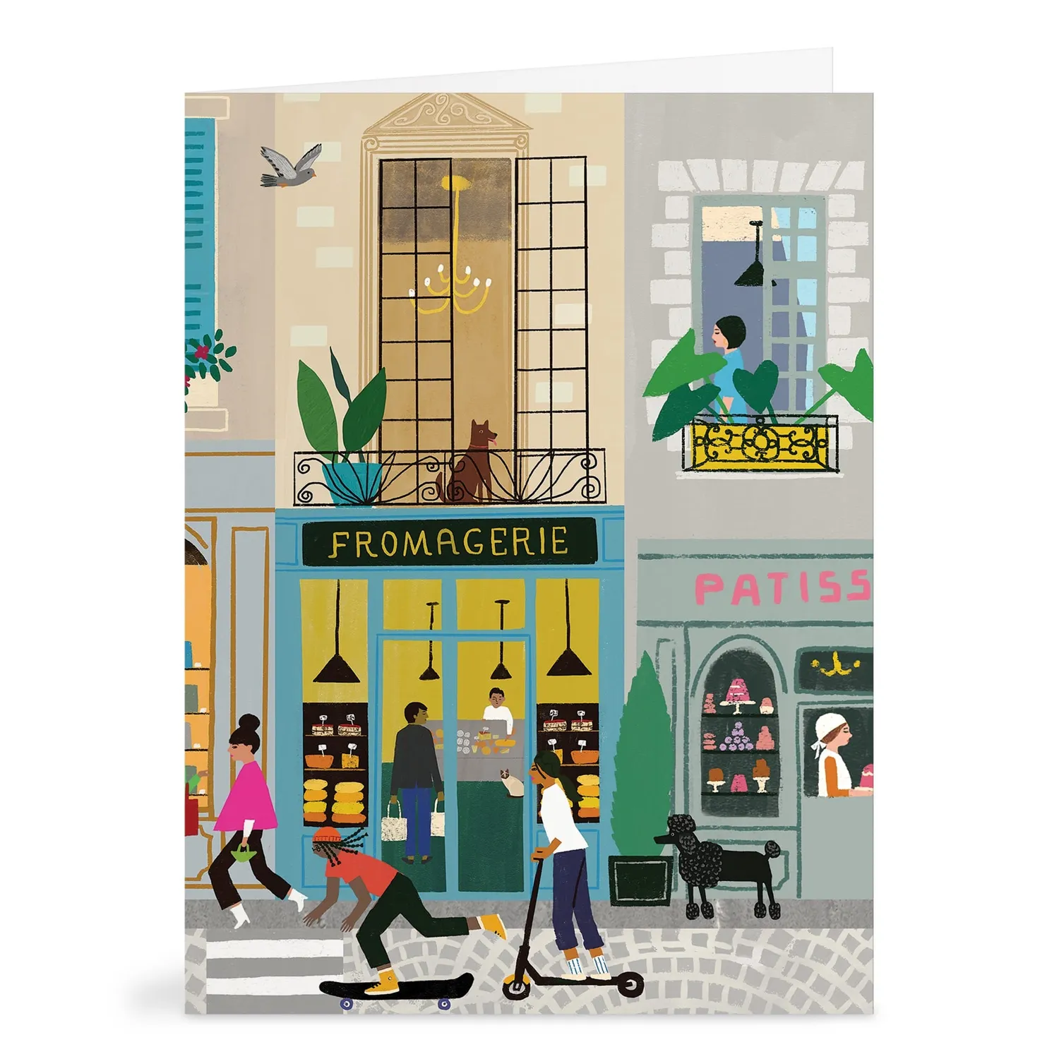 Galison Parisian Life brevkort 16 stk Paris-motiver