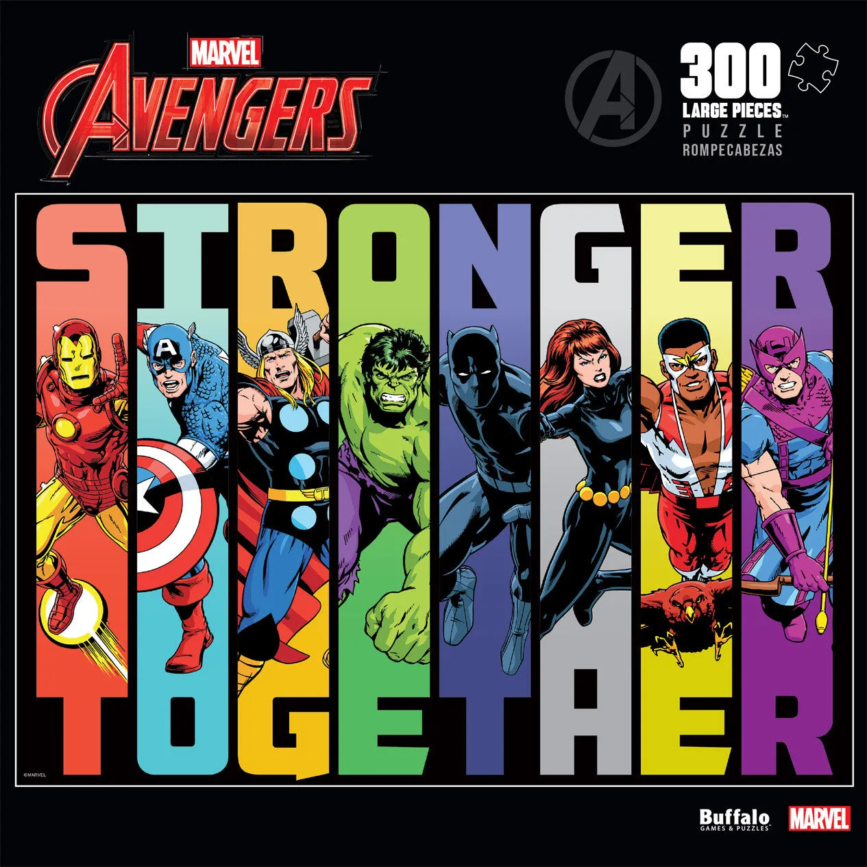 Buffalo Games Marvel Stronger Together puslespil 300 brikker large