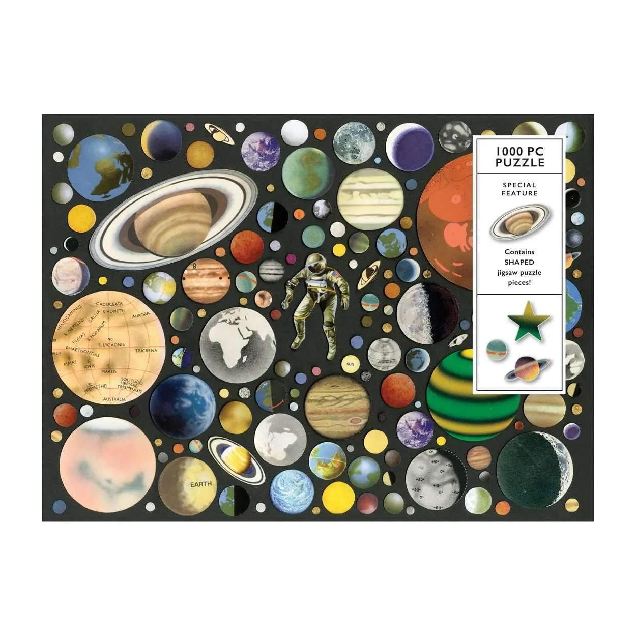 Good Puzzle Co. Zero Gravity puslespil 1000 brikker planeter