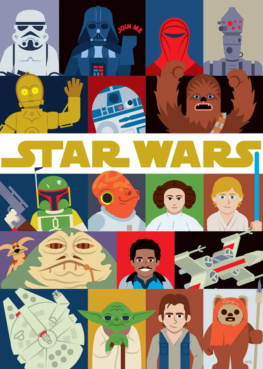 Buffalo Games Star Wars Join Me puslespil 100 brikker figurer