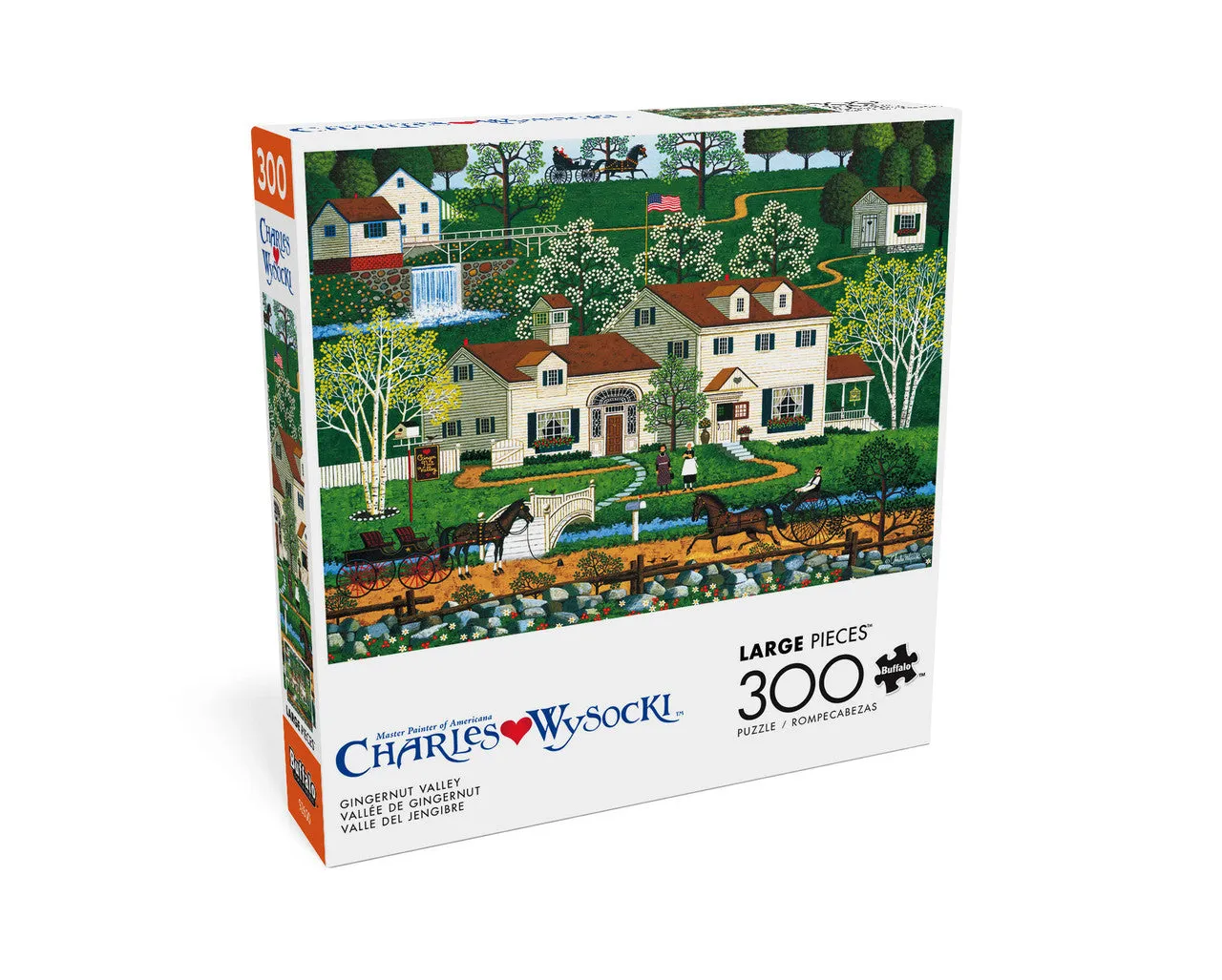 Buffalo Games Wysocki Gingernut Valley puslespil 300 store brikker
