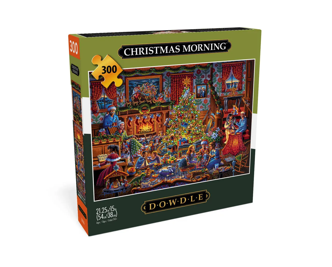 Buffalo Games Eric Dowdle Christmas Morning puslespil 300 store