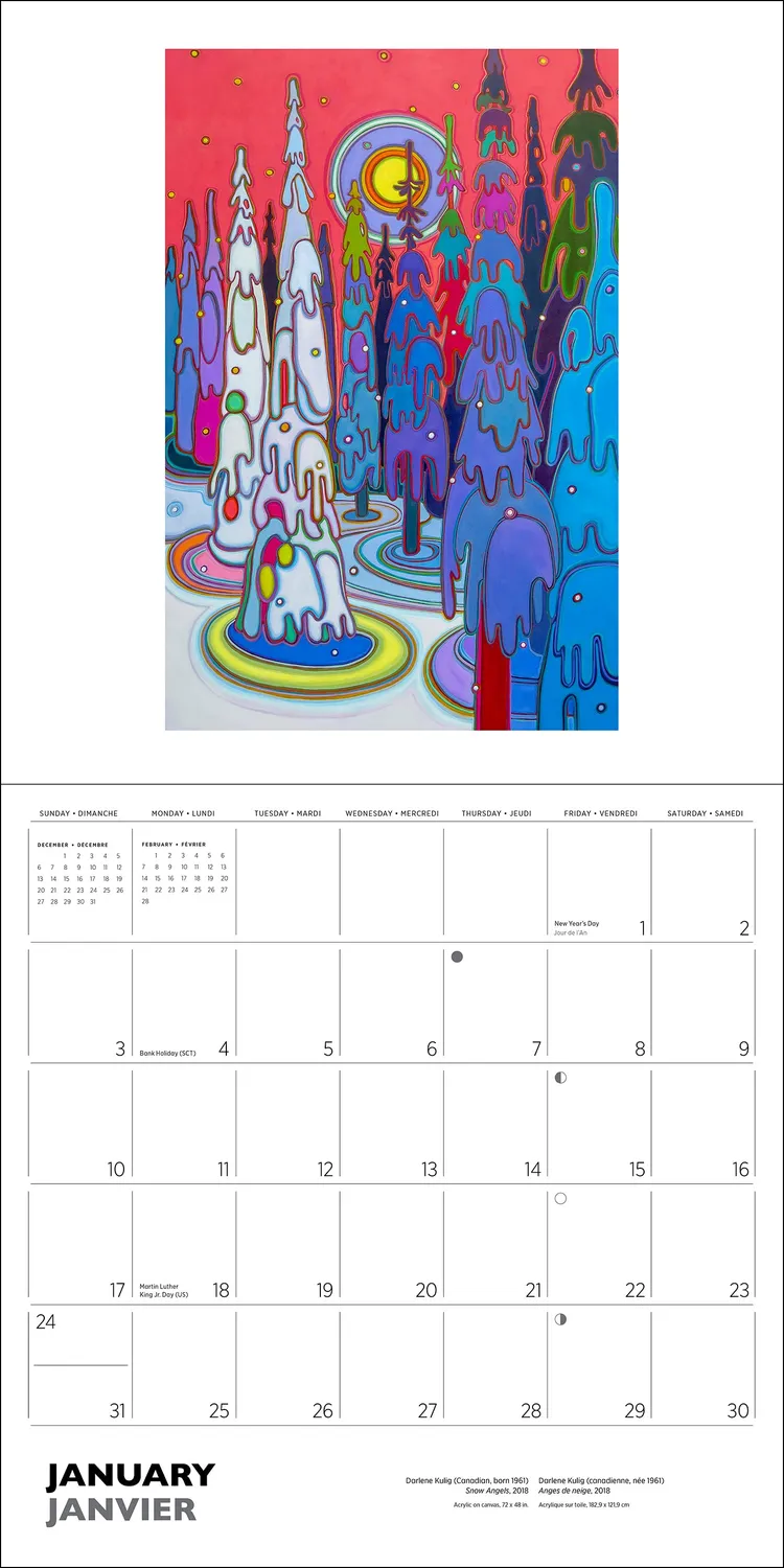 Darlene Kulig 2027 vægkalender landskab