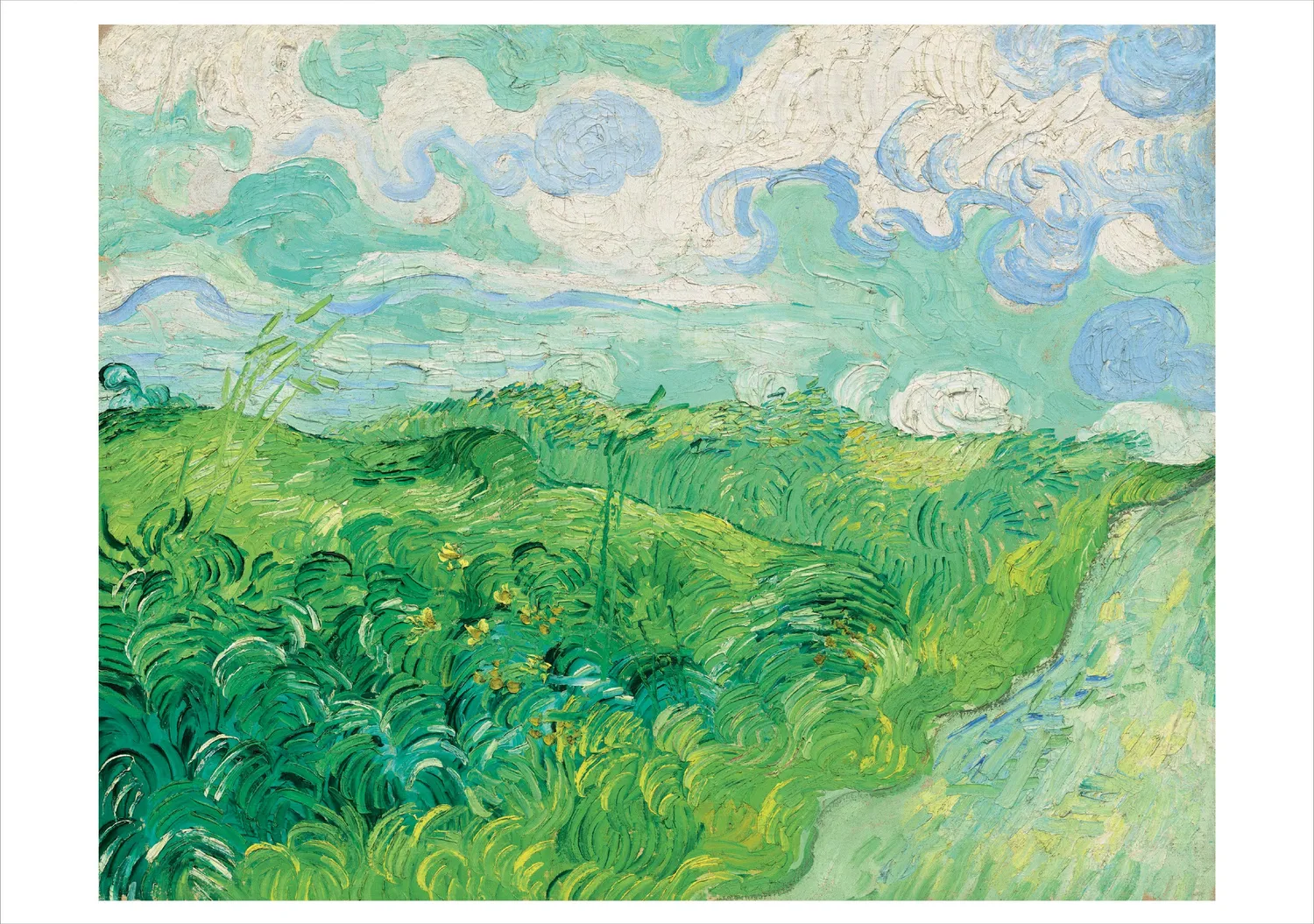 Pomegranate Van Gogh kortfolio 10 kort blomster
