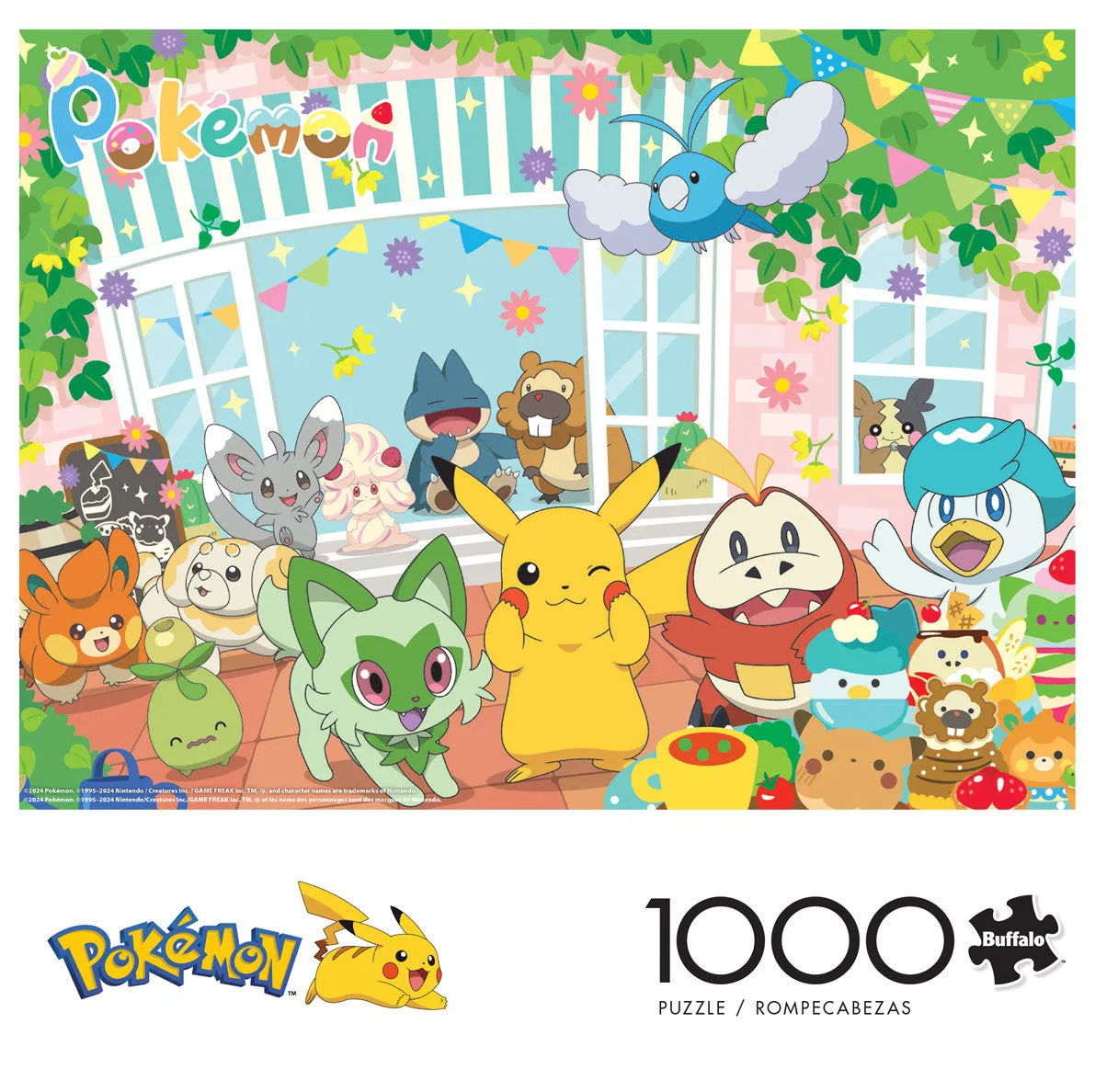 Buffalo Games Pokemon Happy Cafe puslespil 1000 brikker