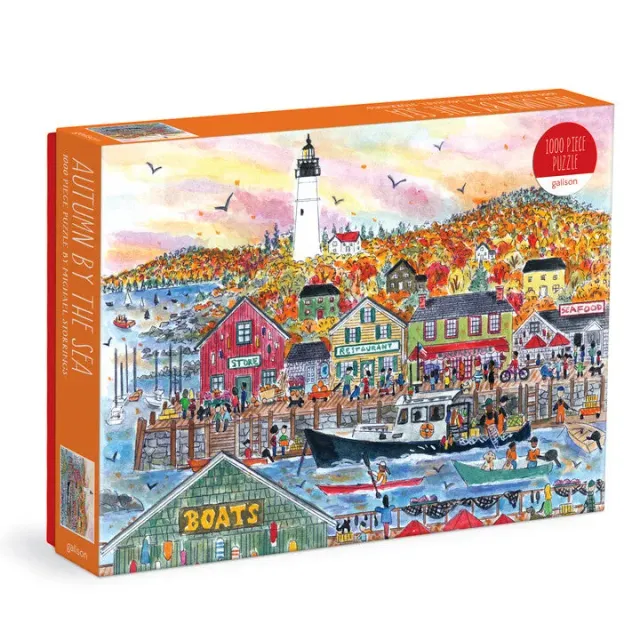 Good Puzzle Co. Autumn by the Sea puslespil 1000 efterår