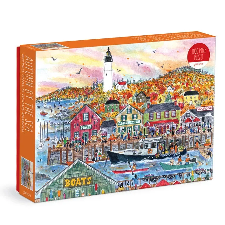 Good Puzzle Co. Autumn by the Sea puslespil 1000 efterår