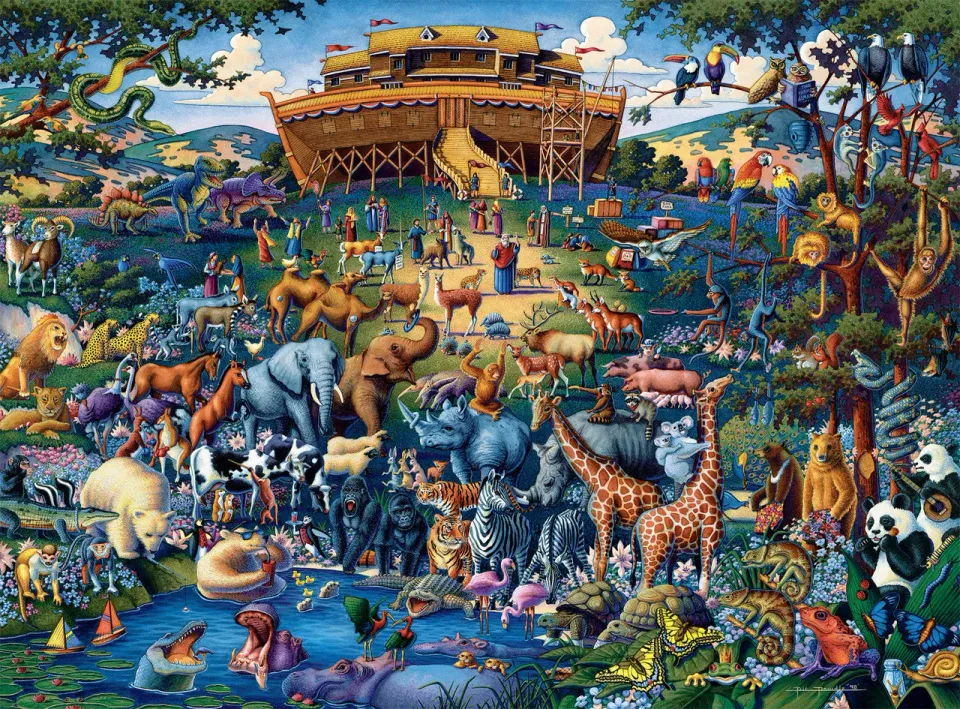 Buffalo Games Eric Dowdle Noahs Ark puslespil 1000 dyr