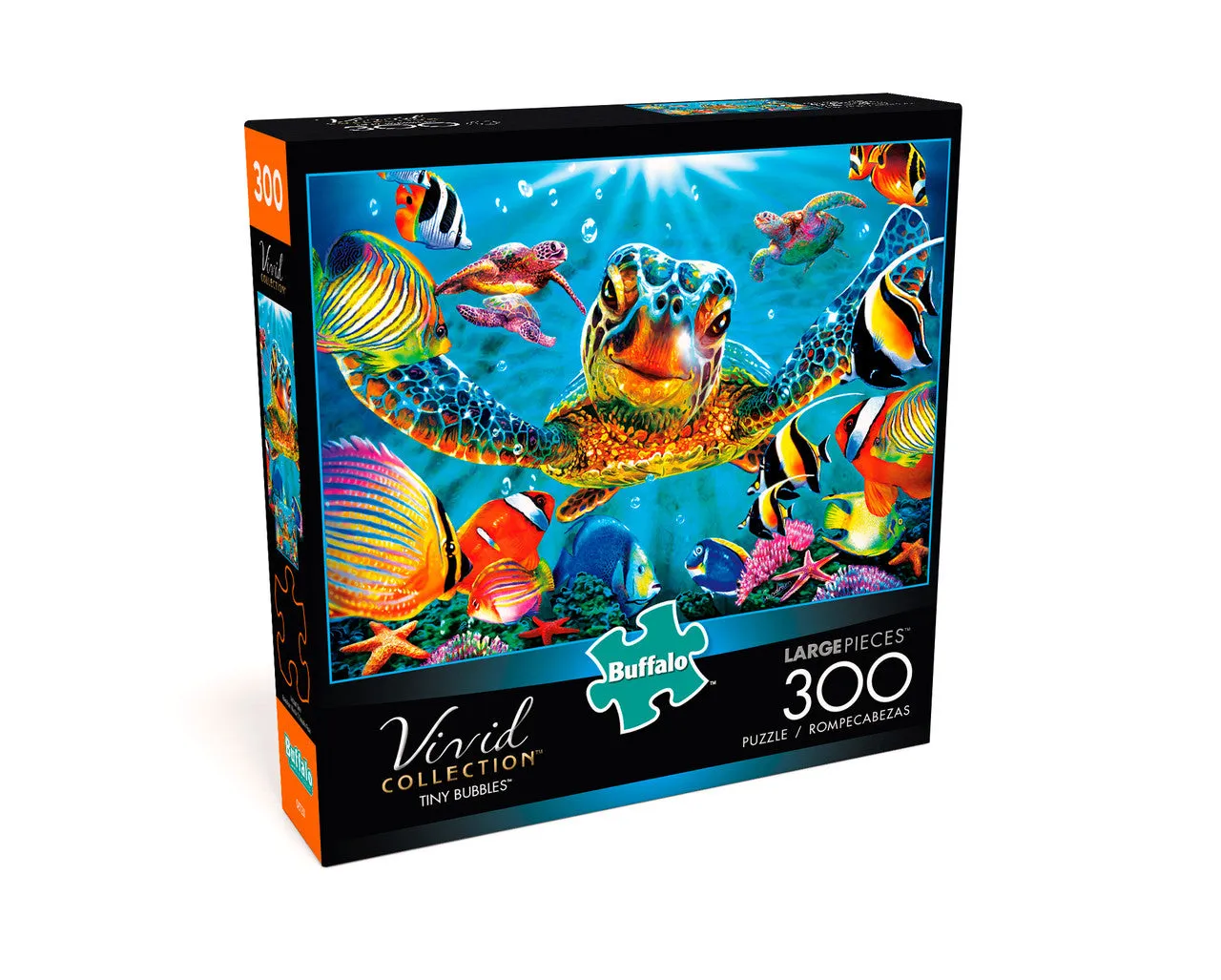 Buffalo Games Vivid Tiny Bubbles puslespil 300 store brikker hav