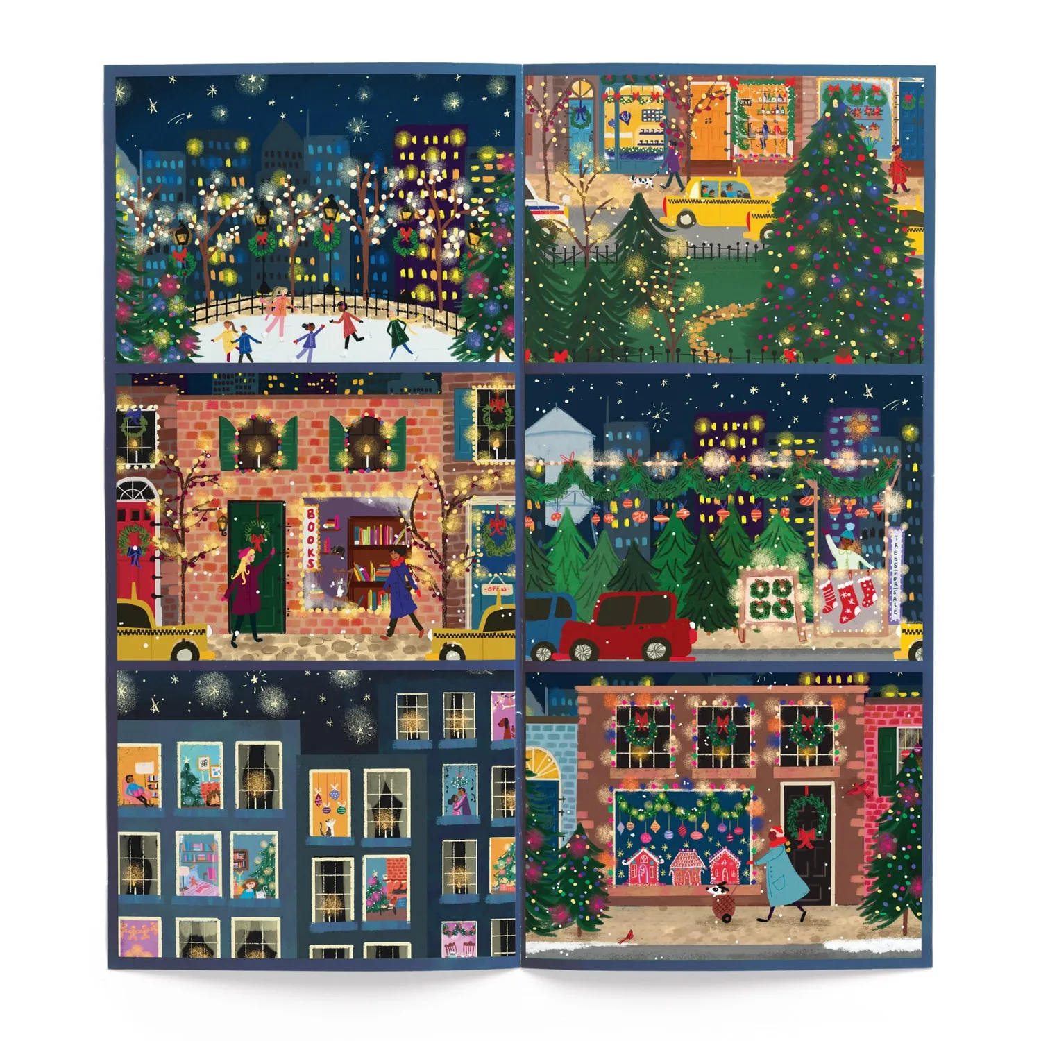 Good Puzzle Co. Laforme Winter Lights julekalender 12x80