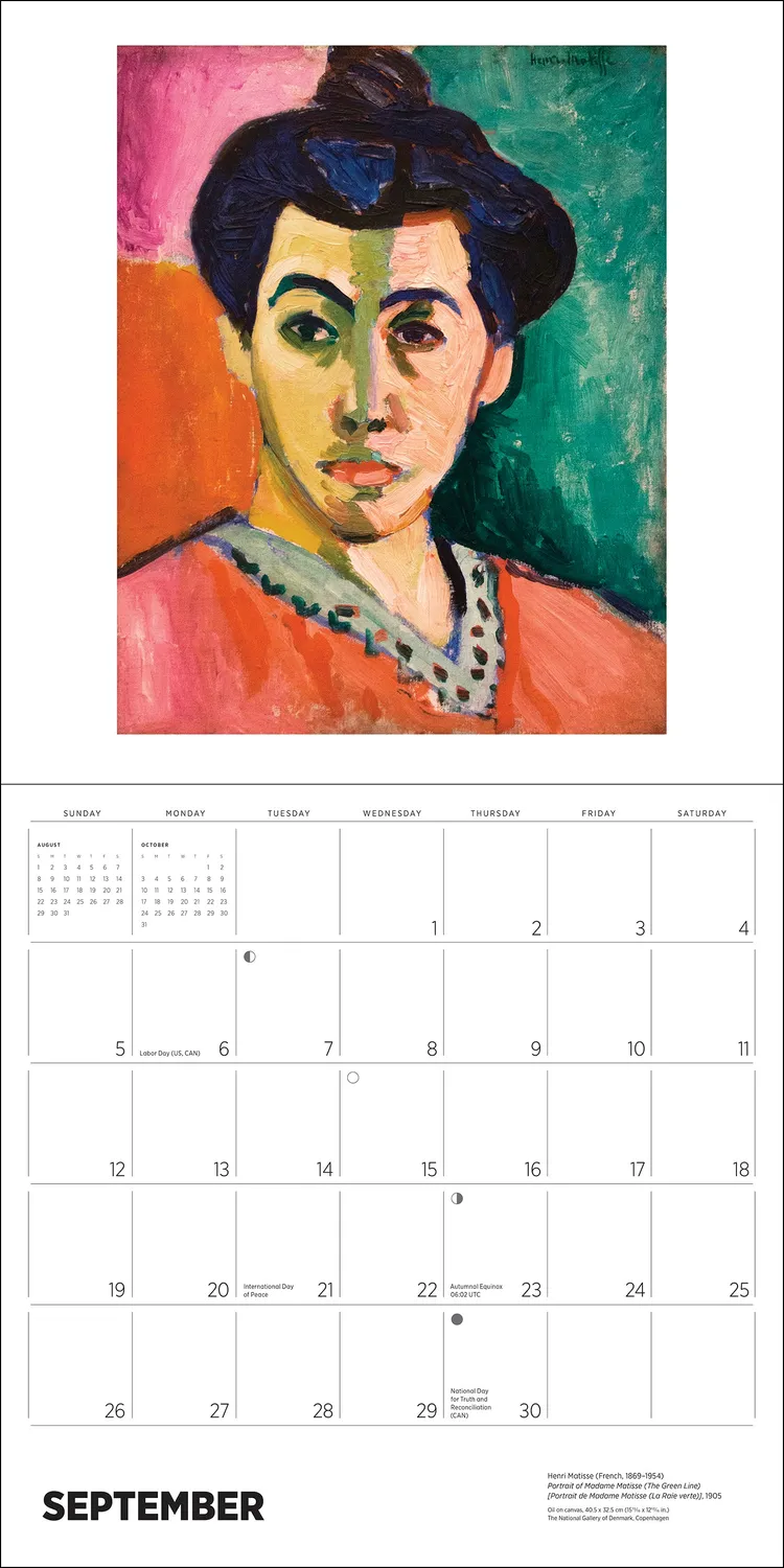 Pomegranate Henri Matisse 2027 vægkalender kunst
