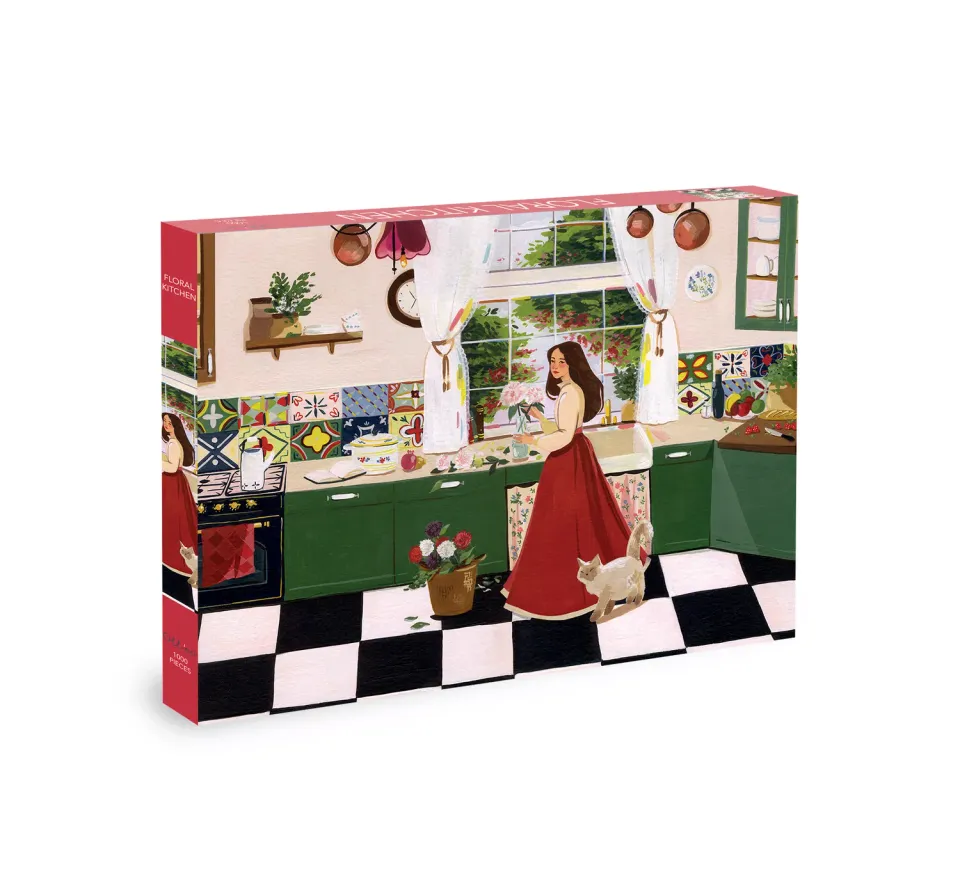 Olleo Floral Kitchen puslespil 1000 brikker blomster