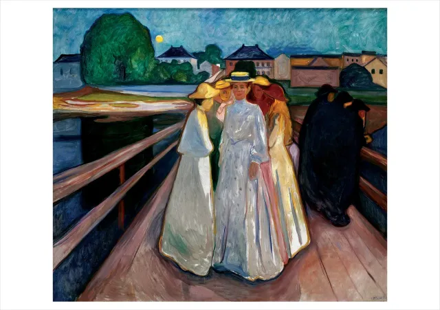 Pomegranate Edvard Munch On the Bridge kort enkelt