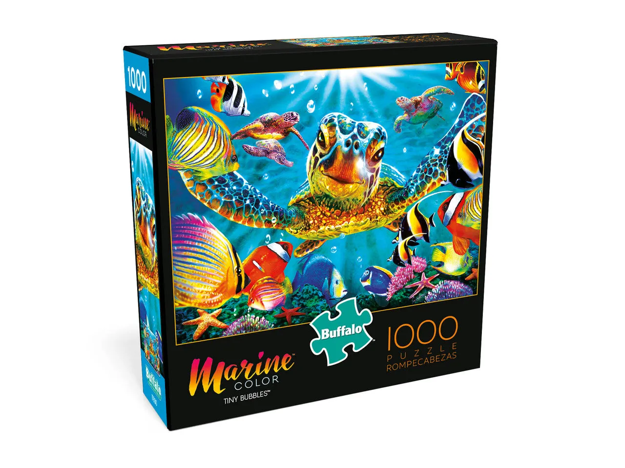Buffalo Games Marine Color Tiny Bubbles puslespil 1000 hav