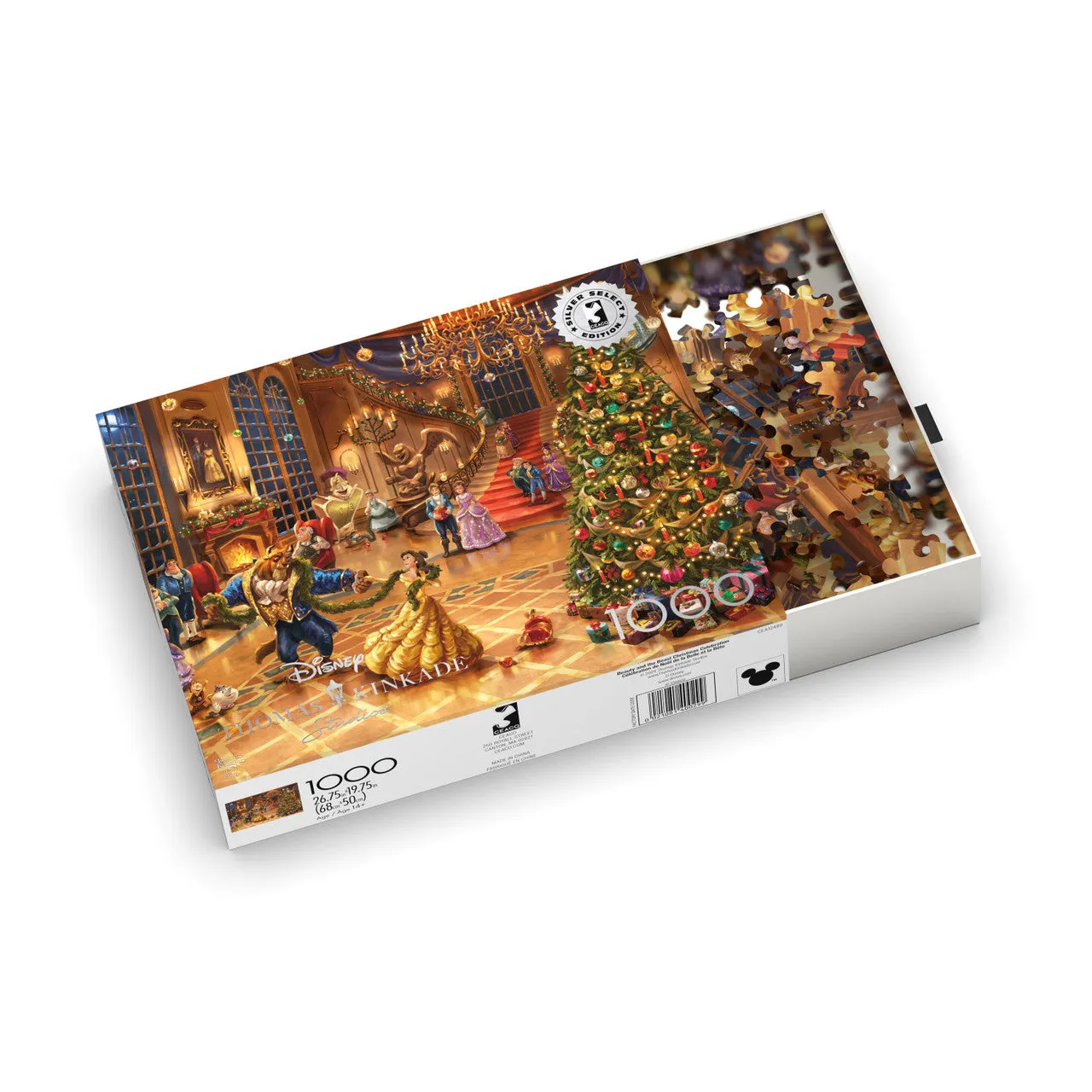 Ceaco Silver Select Beauty Beast puslespil 1000 juletræ