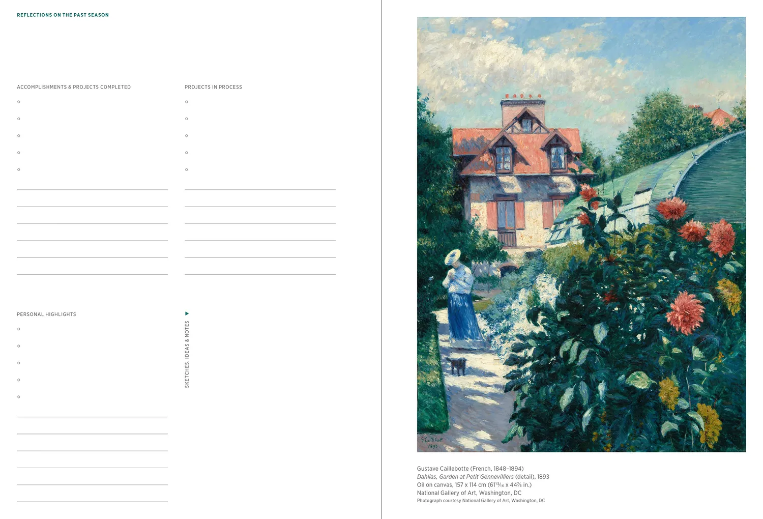 Pomegranate French Impressionists planner udateret kunst