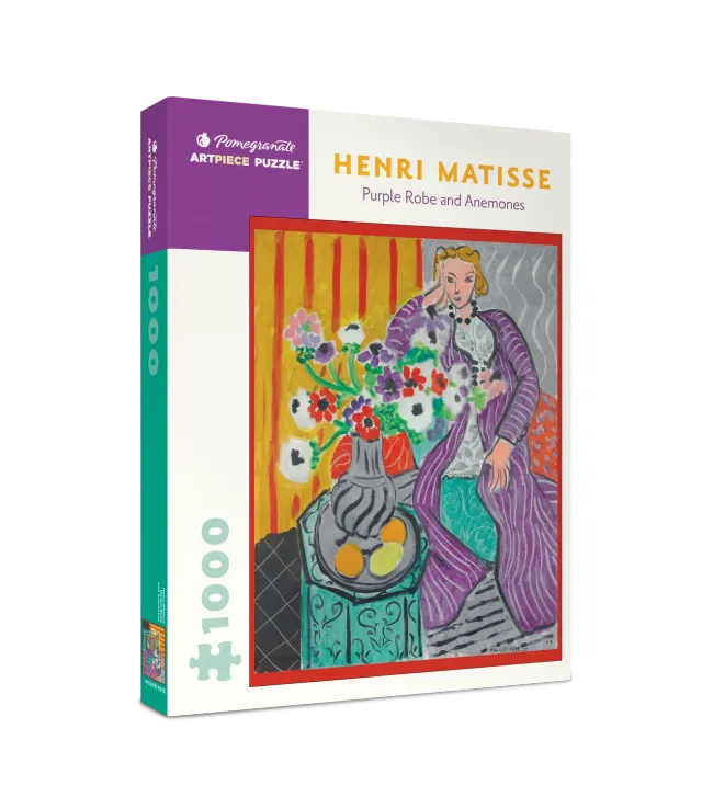Pomegranate Matisse Purple Robe Anemones puslespil 1000 blomster