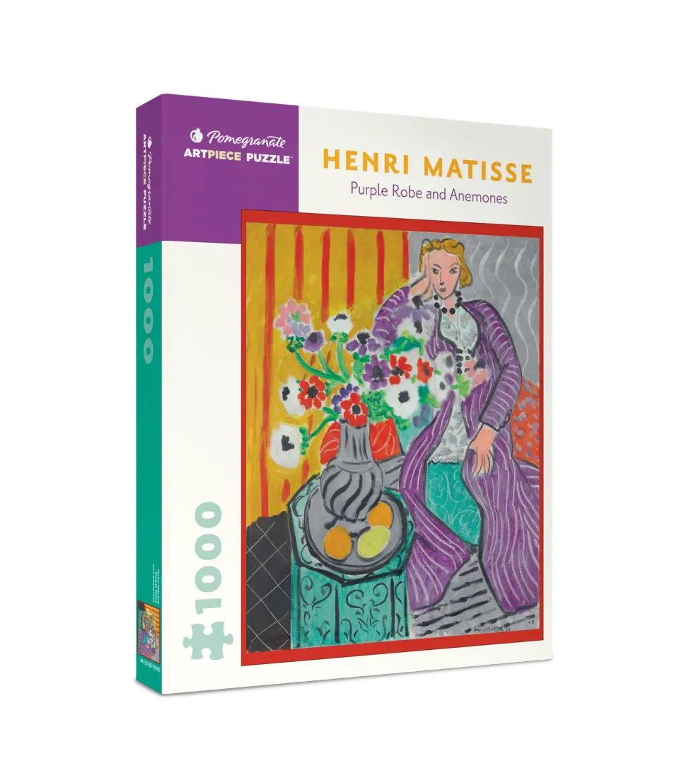Pomegranate Matisse Purple Robe Anemones puslespil 1000 blomster